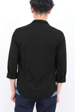 TORNADO MART(トルネードマート) |ZERO by TORNADO MART∴オーシャンリップルジャージー7分袖シャツ