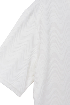 TORNADO MART(トルネードマート) |TORNADO MART∴タイダルジャカードクルーネック半袖カットソー