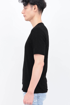 TORNADO MART(トルネードマート) |TORNADO MART∴タイダルジャカードクルーネック半袖カットソー