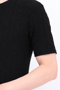 TORNADO MART(トルネードマート) |TORNADO MART∴タイダルジャカードクルーネック半袖カットソー