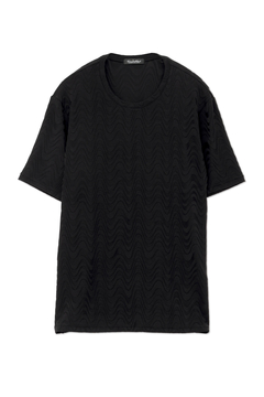 TORNADO MART(トルネードマート) |TORNADO MART∴タイダルジャカードクルーネック半袖カットソー