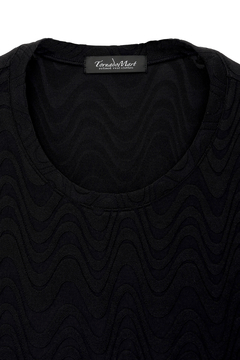 TORNADO MART(トルネードマート) |TORNADO MART∴タイダルジャカードクルーネック半袖カットソー