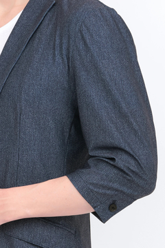 TORNADO MART(トルネードマート) |ZERO by TORNADO MART∴エアトリコットツィードプリント7分袖ジャケット