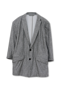 TORNADO MART(トルネードマート) |ZERO by TORNADO MART∴エアトリコットツィードプリント7分袖ジャケット