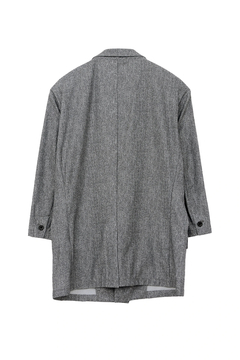 TORNADO MART(トルネードマート) |ZERO by TORNADO MART∴エアトリコットツィードプリント7分袖ジャケット