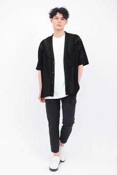 TORNADO MART(トルネードマート) |TORNADO MART∴ラッセルメッシュストライプカーデ