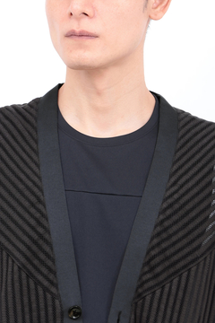 TORNADO MART(トルネードマート) |TORNADO MART∴ラッセルメッシュストライプカーデ