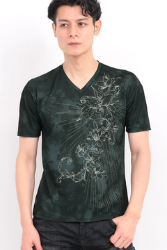 TORNADO MART(トルネードマート) |TORNADO MART∴ムラ転写リリー刺繍風プリントTシャツ