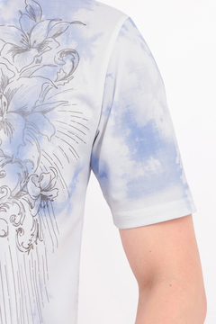 TORNADO MART(トルネードマート) |TORNADO MART∴ムラ転写リリー刺繍風プリントTシャツ