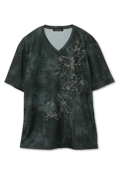 TORNADO MART(トルネードマート) |TORNADO MART∴ムラ転写リリー刺繍風プリントTシャツ