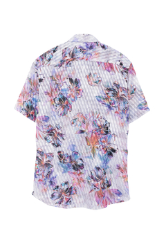 TORNADO MART(トルネードマート) |TORNADO MART∴メタルハイビスカスプリント半袖シャツ