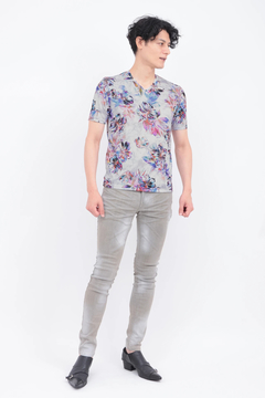 TORNADO MART(トルネードマート) |TORNADO MART∴メタルハイビスカスプリント半袖カットソー