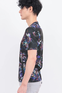 TORNADO MART(トルネードマート) |TORNADO MART∴メタルハイビスカスプリント半袖カットソー