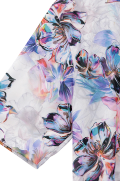 TORNADO MART(トルネードマート) |TORNADO MART∴メタルハイビスカスプリント半袖カットソー