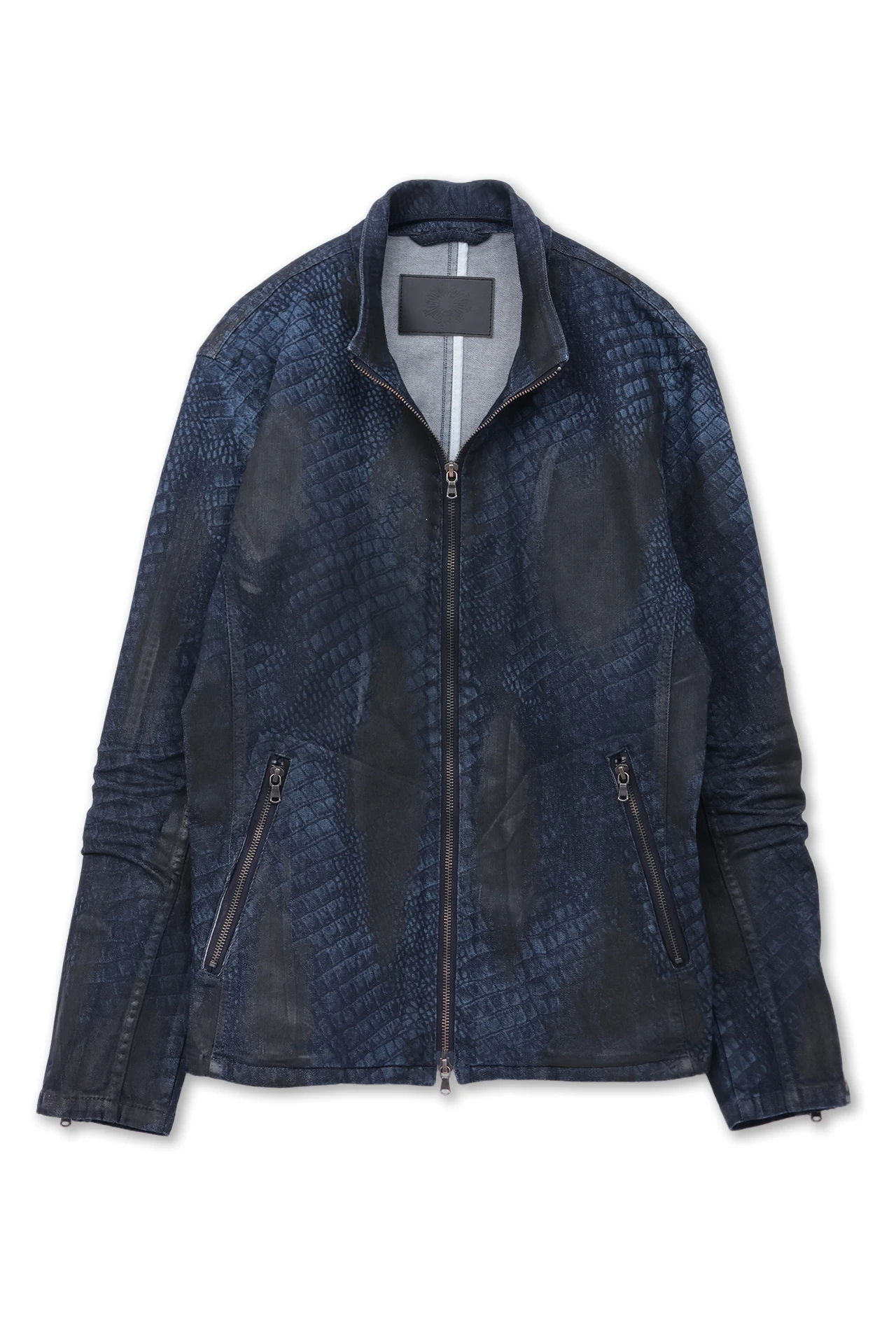 TORNADO MART∴クロコダイルコーティングブルゾン