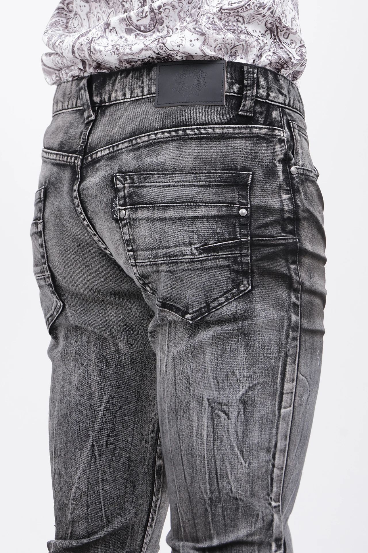 TORNADO MART∴リンクルシェードシューカットデニム