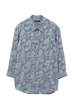 TORNADO MART(トルネードマート) |TORNADO MART∴ボタニカルシフォンカットジャカード７分袖シャツ