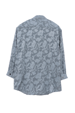 TORNADO MART(トルネードマート) |TORNADO MART∴ボタニカルシフォンカットジャカード７分袖シャツ