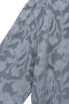 TORNADO MART(トルネードマート) |TORNADO MART∴ボタニカルシフォンカットジャカード７分袖シャツ