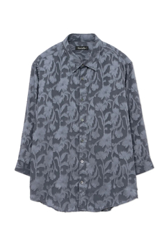 TORNADO MART(トルネードマート) |TORNADO MART∴ボタニカルシフォンカットジャカード７分袖シャツ