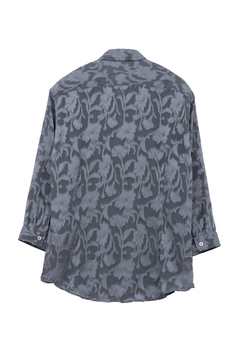 TORNADO MART(トルネードマート) |TORNADO MART∴ボタニカルシフォンカットジャカード７分袖シャツ