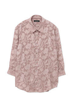 TORNADO MART(トルネードマート) |TORNADO MART∴ボタニカルシフォンカットジャカード７分袖シャツ