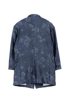 TORNADO MART(トルネードマート) |TORNADO MART∴HTフラワーデニムプリント柄7分袖スタンドジャケット