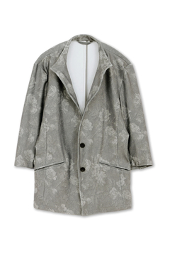 TORNADO MART(トルネードマート) |TORNADO MART∴HTフラワーデニムプリント柄7分袖スタンドジャケット