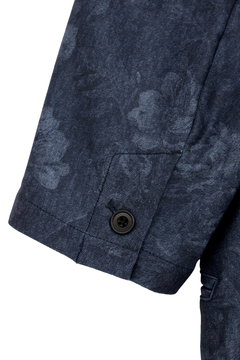 TORNADO MART(トルネードマート) |TORNADO MART∴HTフラワーデニムプリント柄7分袖スタンドジャケット