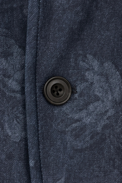 TORNADO MART(トルネードマート) |TORNADO MART∴HTフラワーデニムプリント柄7分袖スタンドジャケット