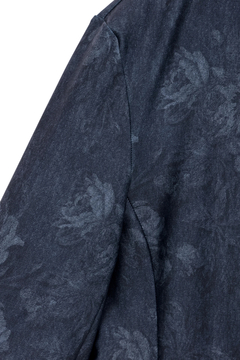 TORNADO MART(トルネードマート) |TORNADO MART∴HTフラワーデニムプリント柄7分袖スタンドジャケット