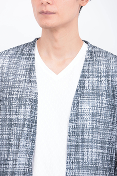 TORNADO MART(トルネードマート) |TORNADO MART∴モザイクチェックノーカラーカーデ