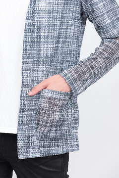 TORNADO MART(トルネードマート) |TORNADO MART∴モザイクチェックノーカラーカーデ