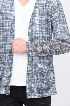 TORNADO MART(トルネードマート) |TORNADO MART∴モザイクチェックノーカラーカーデ