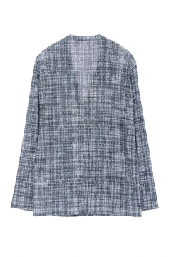 TORNADO MART(トルネードマート) |TORNADO MART∴モザイクチェックノーカラーカーデ