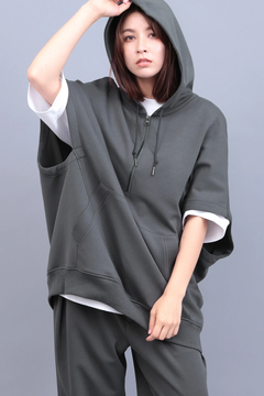 TORNADO MART(トルネードマート) |R by TORNADO MART∴変形ドルマンハーフZIPフィーディー