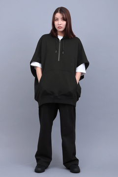 TORNADO MART(トルネードマート) |R by TORNADO MART∴変形ドルマンハーフZIPフィーディー