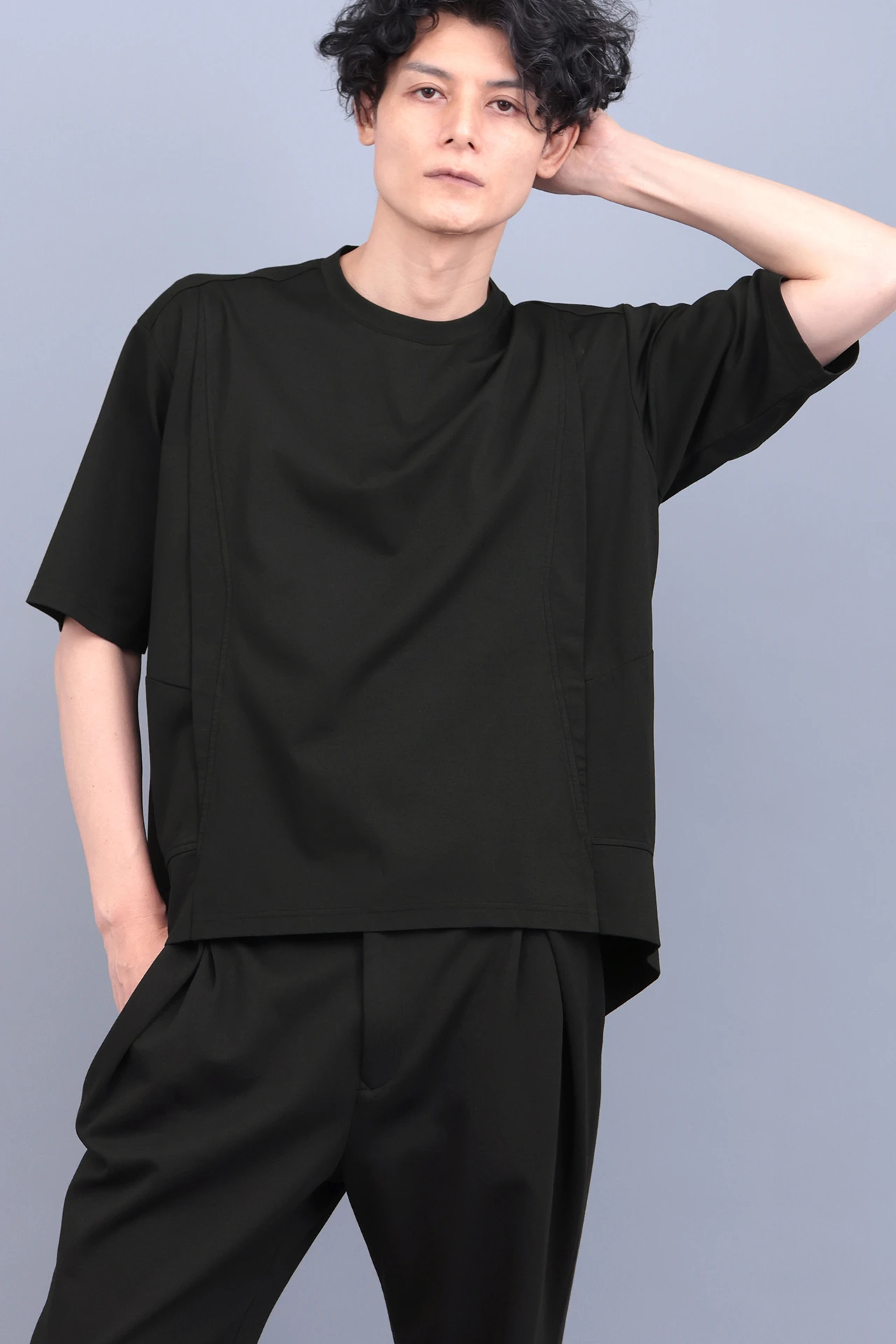 R by TORNADO MART∴スラッシュカットルーズTシャツ / TORNADO