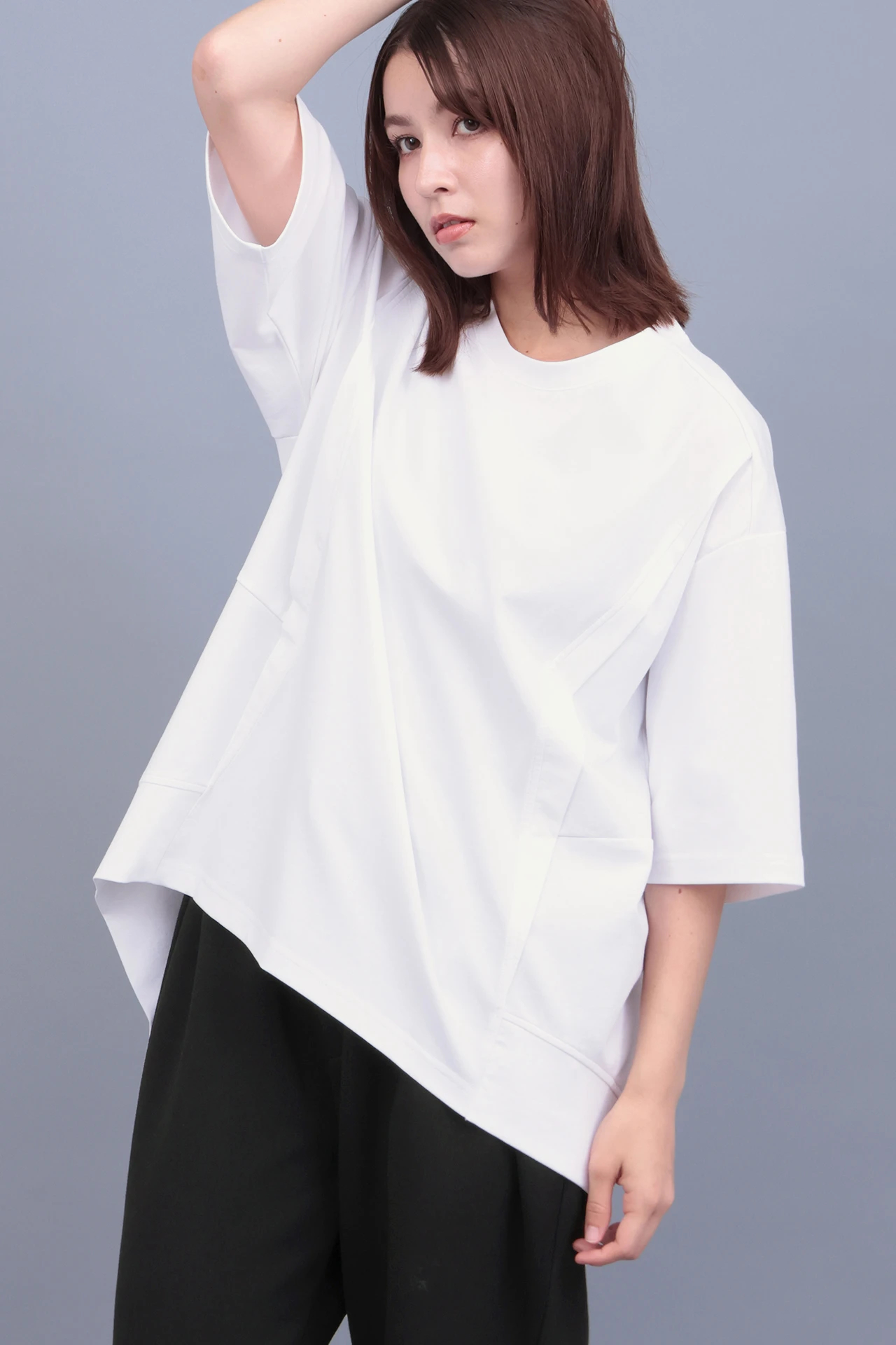 R by TORNADO MART∴スラッシュカットルーズTシャツ / TORNADO