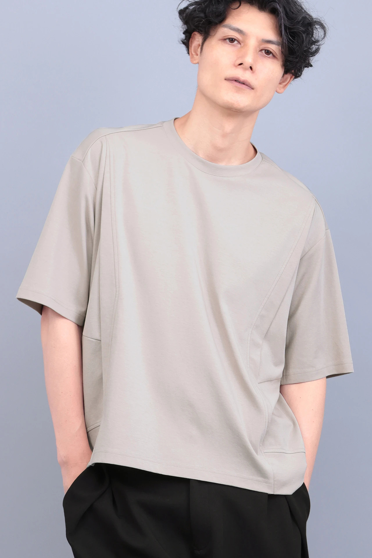 TORNADO MART(トルネードマート) |R by TORNADO MART∴スラッシュカットルーズTシャツ