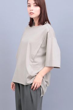 TORNADO MART(トルネードマート) |R by TORNADO MART∴スラッシュカットルーズTシャツ