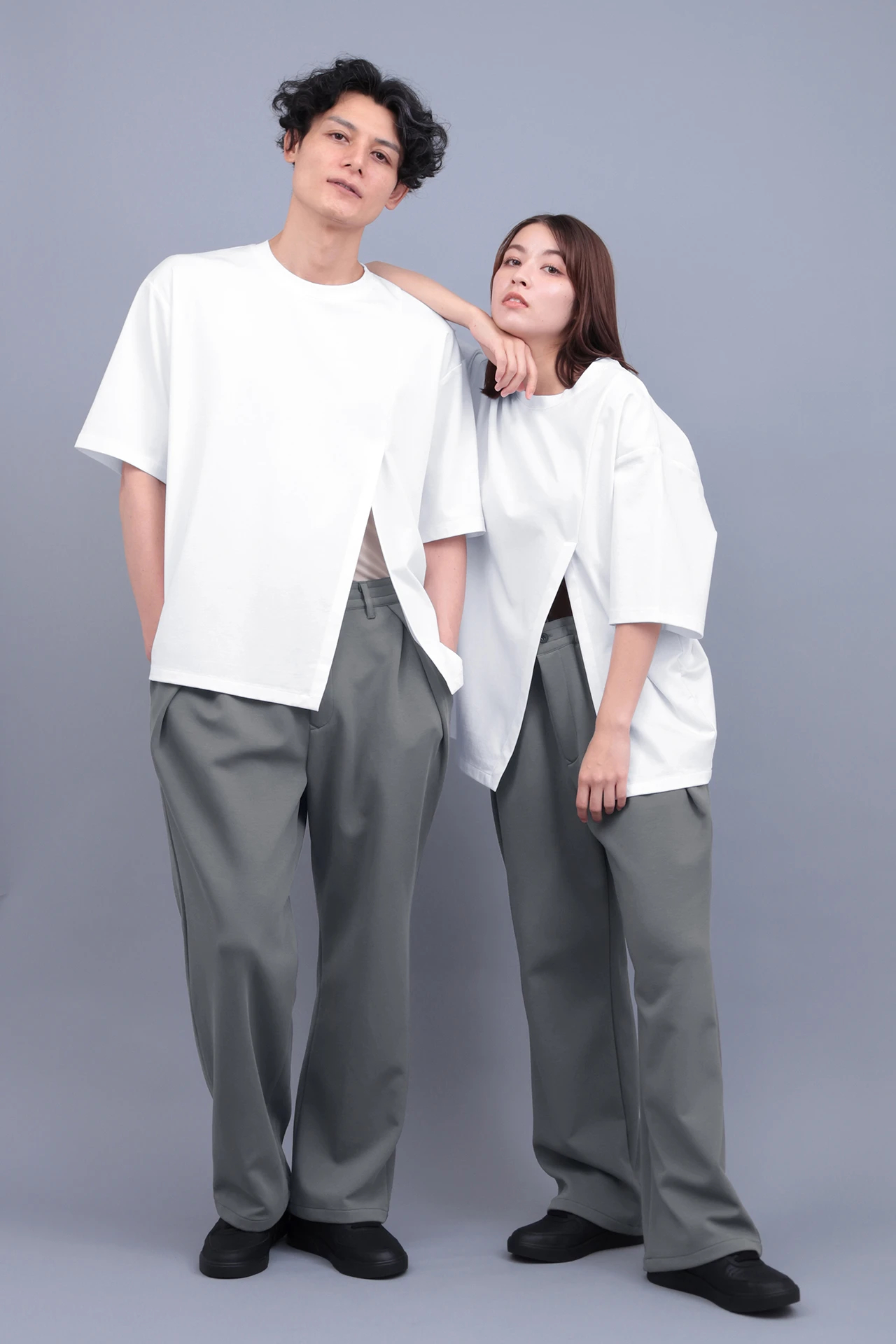 R by TORNADO MART∴フェイクツーピースルーズTシャツ / TORNADO MART