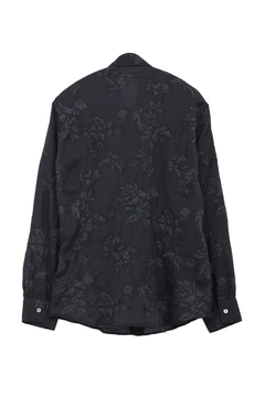 TORNADO MART(トルネードマート) |TORNADO MART∴サテンオーガンジーシュリンクフラワープリントシャツ