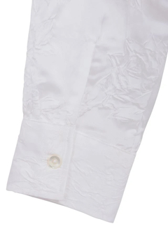 TORNADO MART(トルネードマート) |TORNADO MART∴サテンオーガンジーシュリンクフラワープリントシャツ