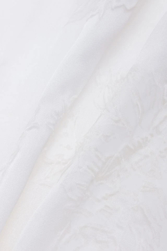 TORNADO MART(トルネードマート) |TORNADO MART∴サテンオーガンジーシュリンクフラワープリントシャツ