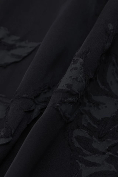 TORNADO MART(トルネードマート) |TORNADO MART∴サテンオーガンジーシュリンクフラワープリントシャツ