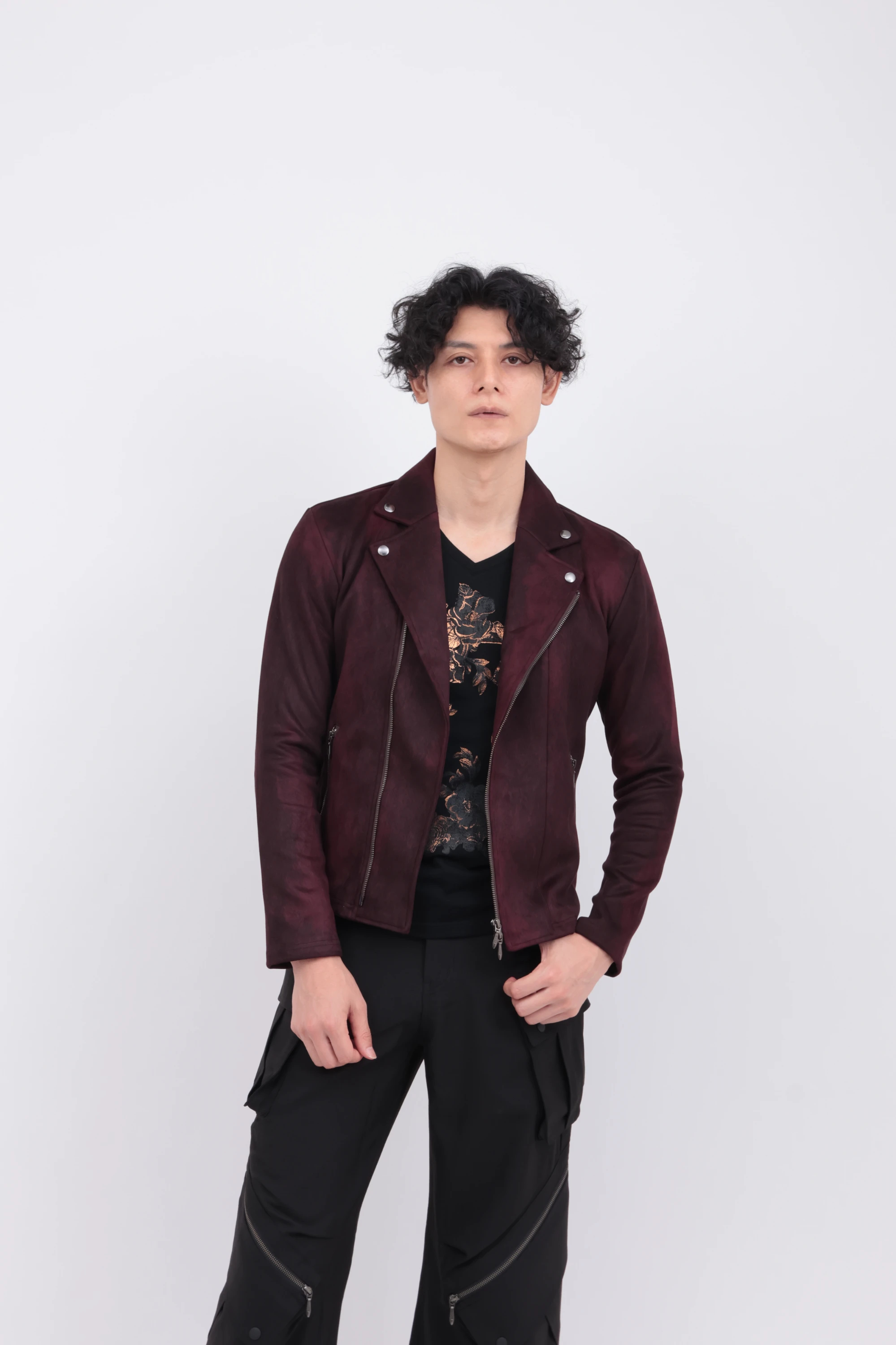 TORNADO MARTハイテンションムラプリントダブルライダース TORNADO MARTハイテンションムラプリントダブルライダース