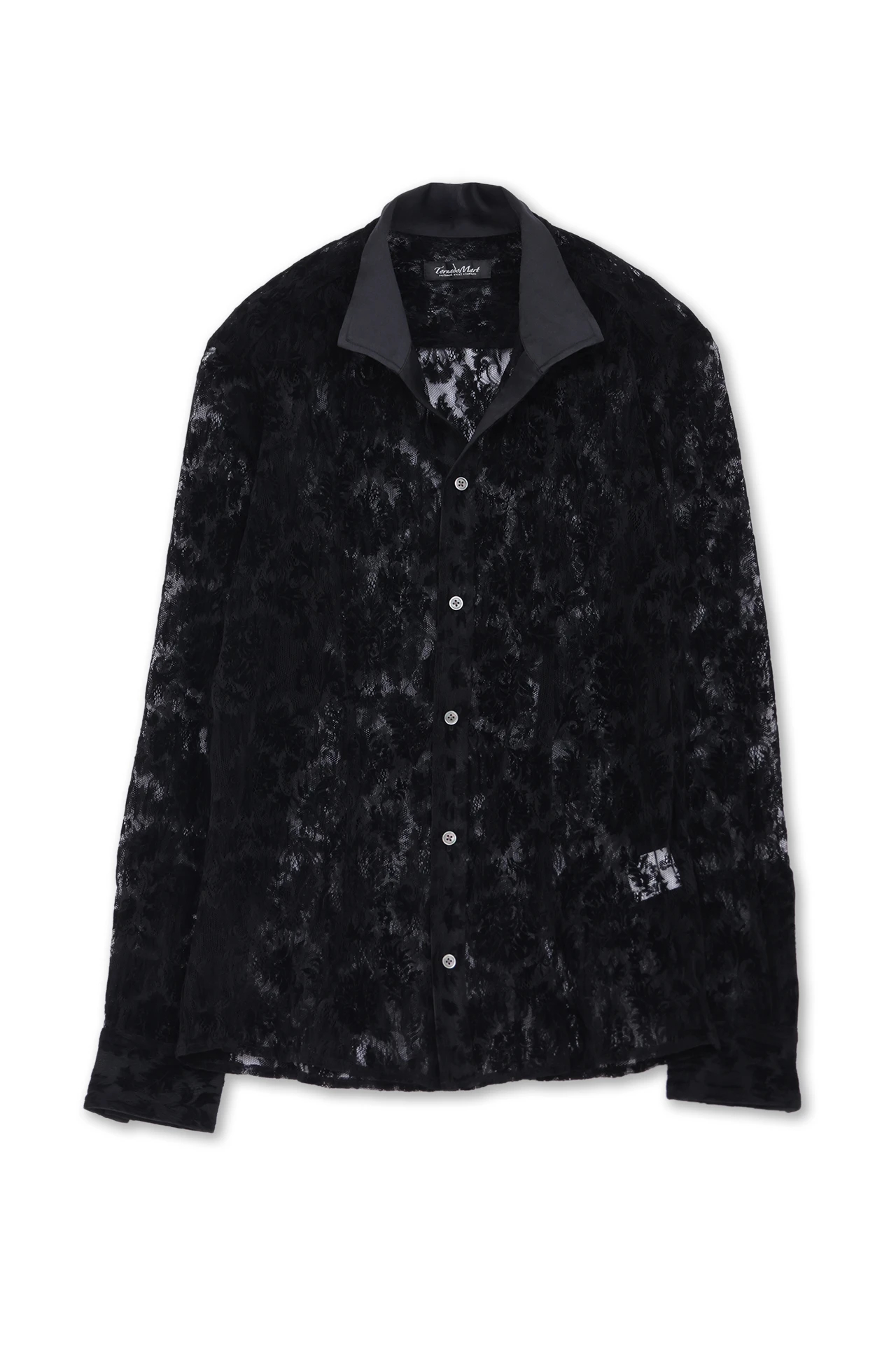 TORNADO MART∴ストレッチレースフロッキーボタニカルシャツ / TORNADO
