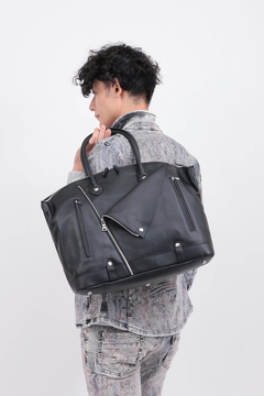 TORNADO MART(トルネードマート) |TORNADO MART∴シュリンクレザーライダースボストントートバッグ