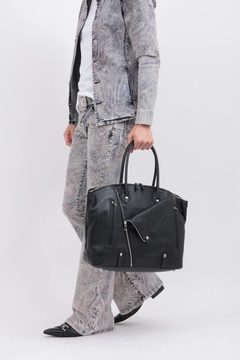 TORNADO MART(トルネードマート) |TORNADO MART∴シュリンクレザーライダースボストントートバッグ